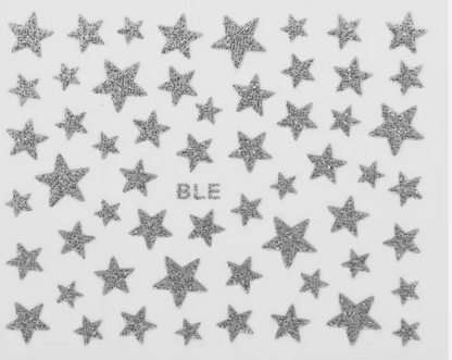 Star Stickers Silver BLE