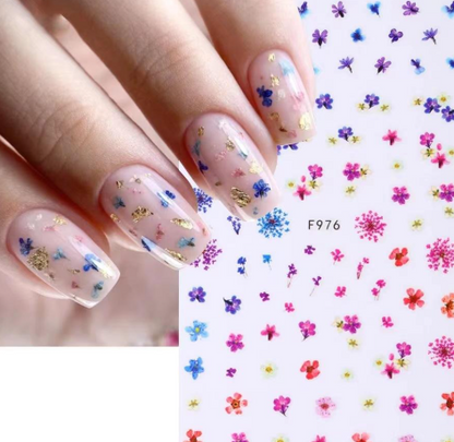 Flower Stickers F976