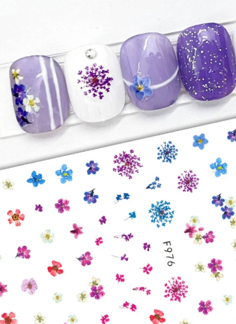 Flower Stickers F976
