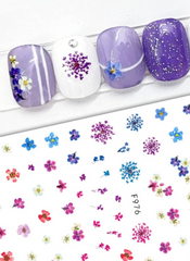 Flower Stickers F976