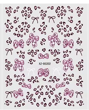 Animal Stickers Leopard Print XZD3202