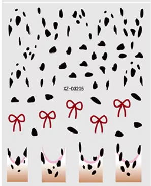 Animal Stickers Leopard Print XZD3205