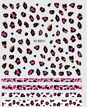Animal Stickers Leopard Print XZD3211