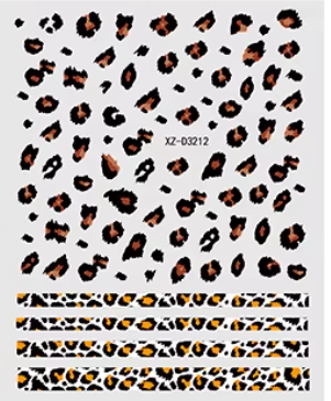 Animal Stickers Leopard Print XZD3212