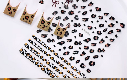 Animal Stickers Leopard Print XZD3212