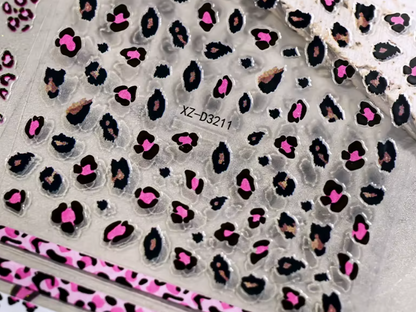 Animal Stickers Leopard Print XZD3211