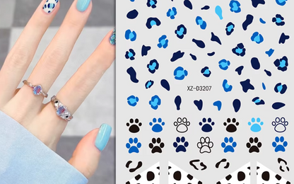 Animal Stickers Leopard Print XZD3207