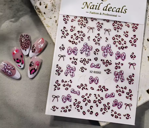 Animal Stickers Leopard Print XZD3202