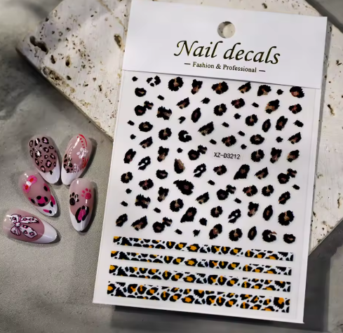 Animal Stickers Leopard Print XZD3212