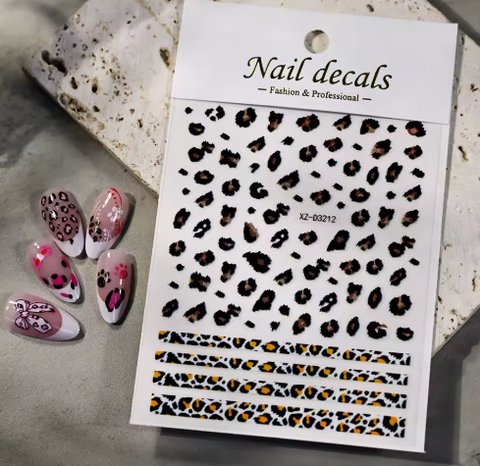 Animal Stickers Leopard Print XZD3212