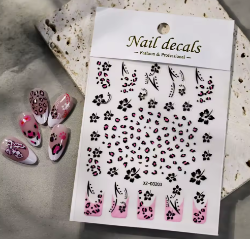 Animal Stickers Leopard Print XZD3203