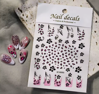 Animal Stickers Leopard Print XZD3203