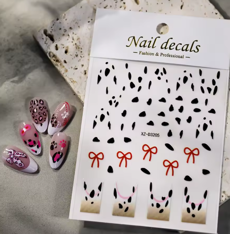 Animal Stickers Leopard Print XZD3206