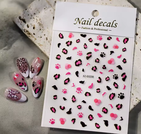 Animal Stickers Leopard Print XZD3208