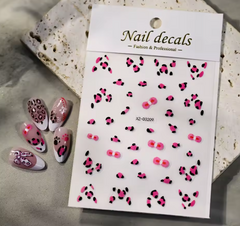 Animal Stickers Leopard Print XZD3209
