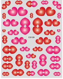Heart Stickers C6106