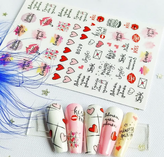 Valentines Day Stickers B029