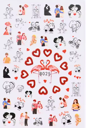 Valentines Day Stickers B025
