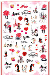 Valentines Day Stickers B034