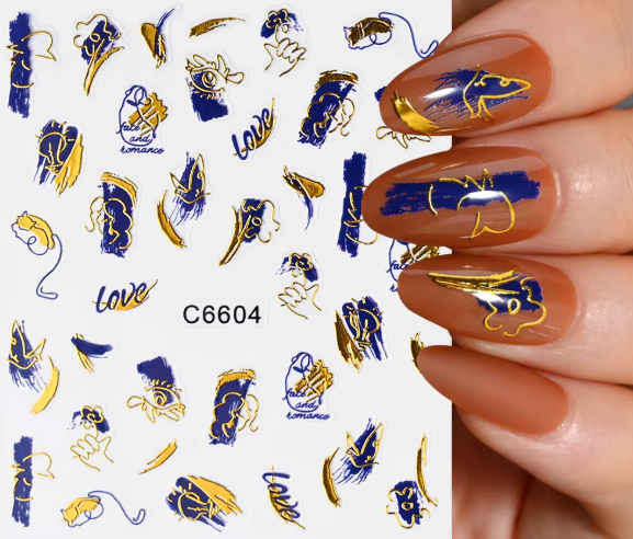 Pattern Stickers Marble C6604