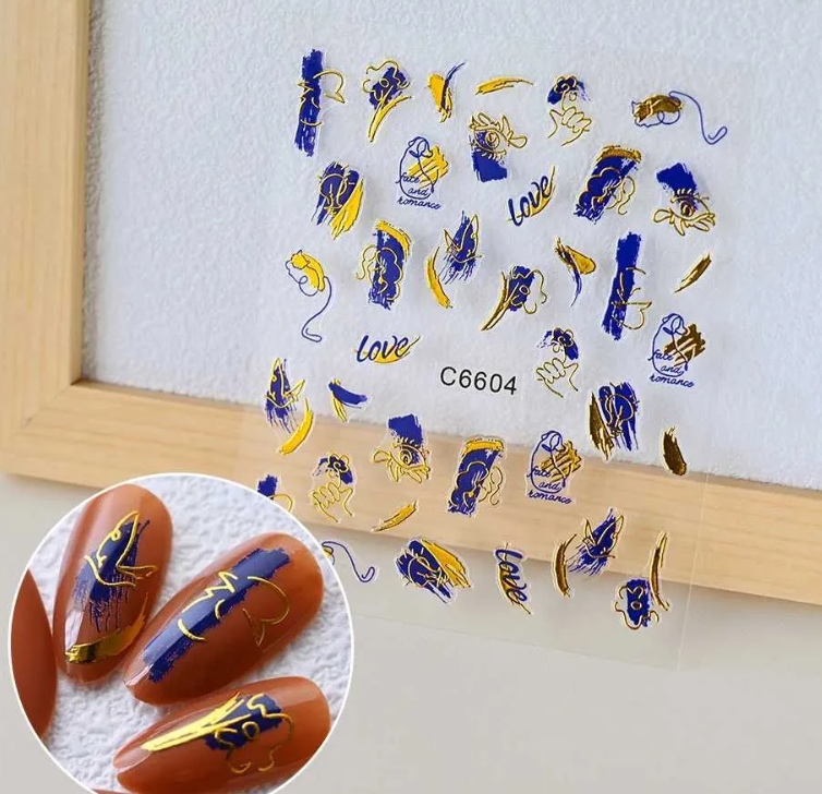 Pattern Stickers Marble C6604