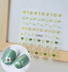 Pattern Stickers Marble C6606