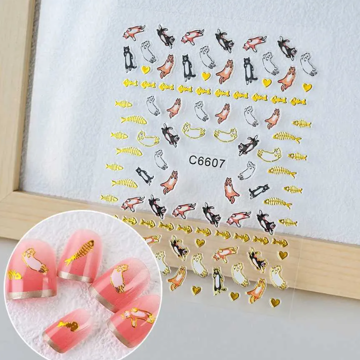 Animal Stickers Cats C6607