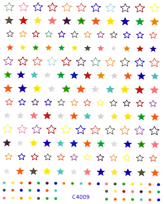 Star Stickers C4009