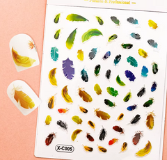 Feather Stickers XC005