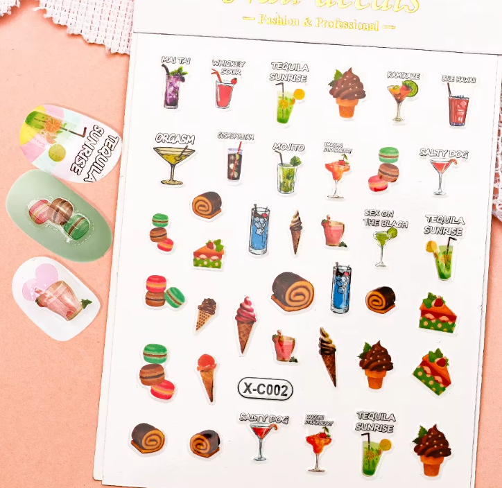Drink Stickers XC002