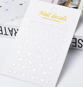 Heart Stickers Silver MYSWA04
