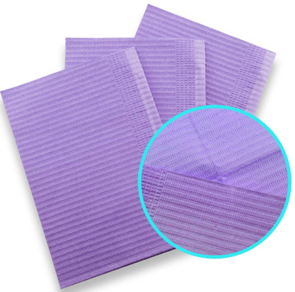 Disposable Desk Towels 125pk Purple