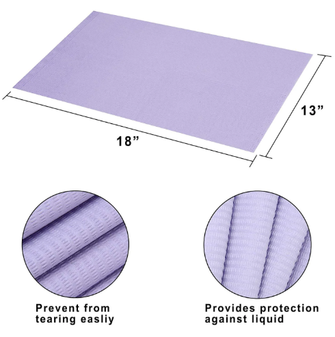 Disposable Desk Towels 125pk Purple