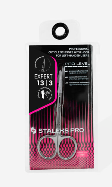 SE-11/1 Ciseaux à cuticules professionnels pour gauchers Staleks Pro Expert 11 Type 1