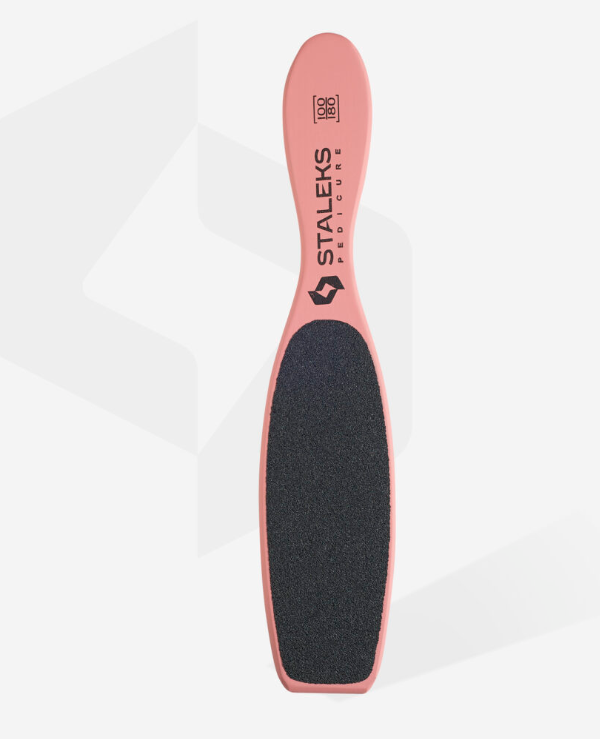 ABC-20/3 Wooden Foot File 100/180 Grit Pink