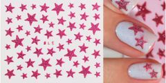 Star Stickers Dark Pink BLE