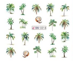 Water Decal Palm Trees BN-3214