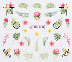 Water Decal Leaves BN-3198