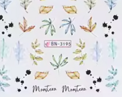 Water Decal Leaves BN-3195