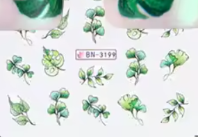 Water Decal Leaves BN-3199