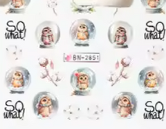 Décalcomanie à l'eau YZW- 3135