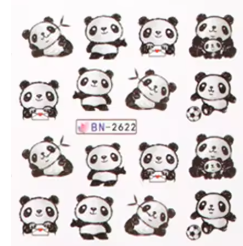 Water Decal Pandas BN-2622