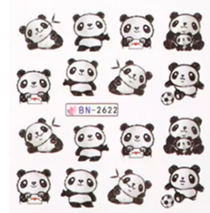 Water Decal Pandas BN-2622