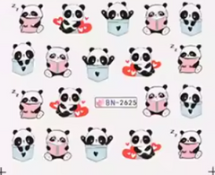Water Decal Pandas BN-2625