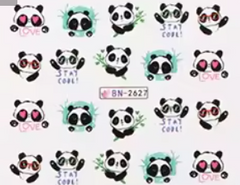 Water Decal Pandas BN-2627