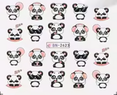 Water Decal Pandas BN-2623