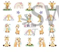 Water Decal Giraffes BN-3355