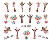 Water Decal Giraffes BN-3357