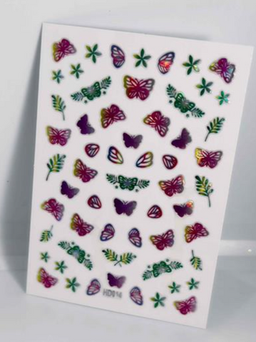 Butterfly Stickers HD014