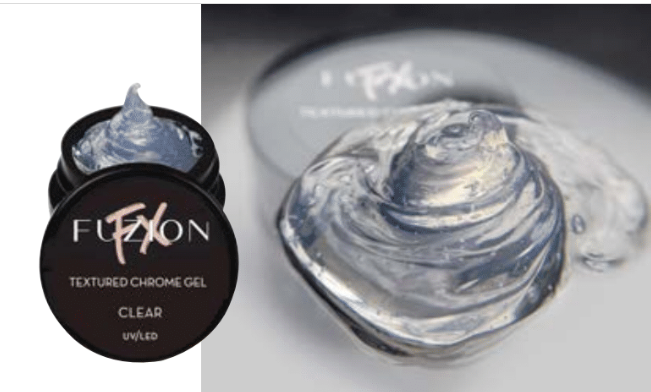 Fuzion FX- Textured Chrome Gel Clear